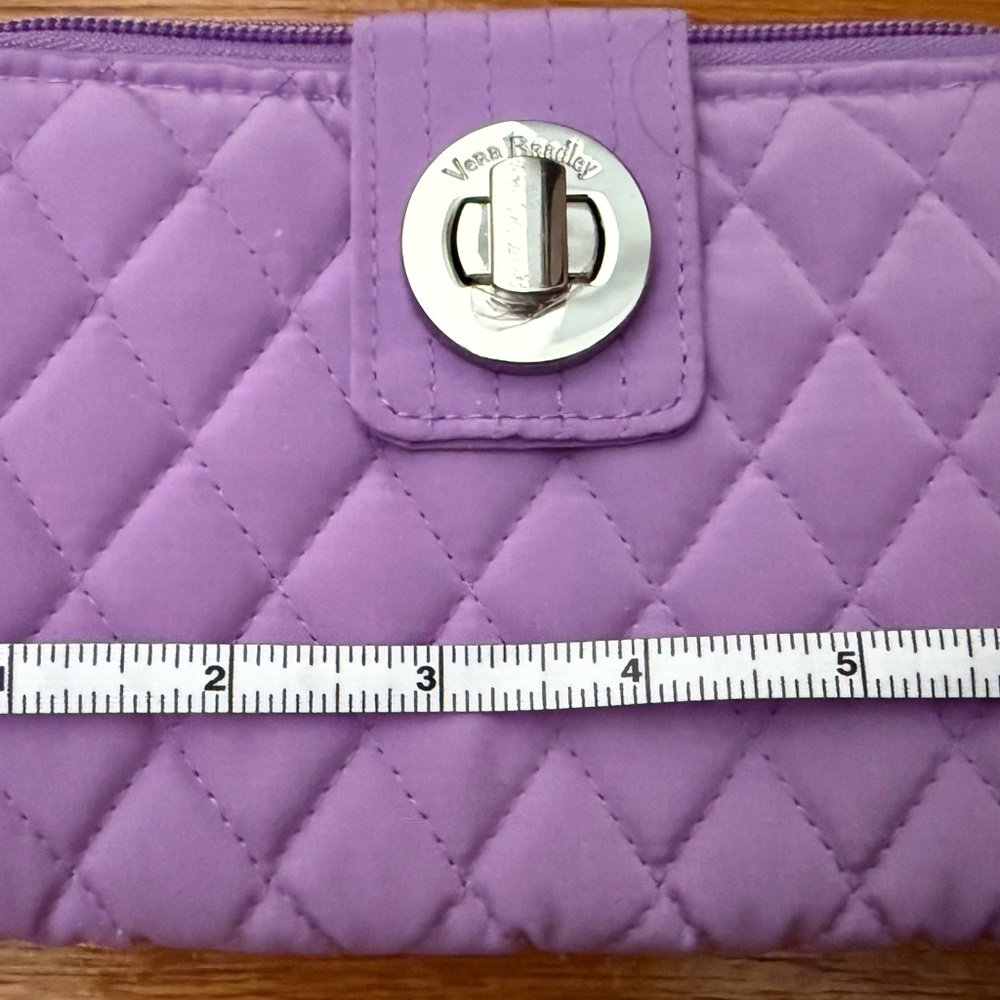 New Vera Bradley Lavender Quilted wallet (See description)